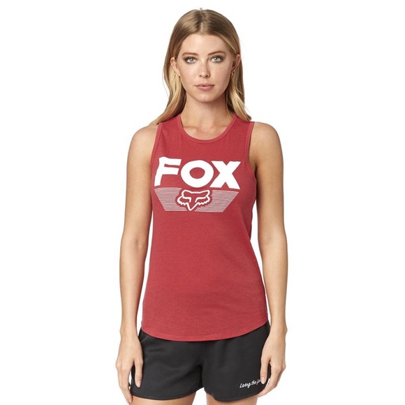 Fox Tops - Fox racing red tank top